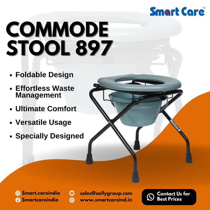 Commode Stool with Pot SC 897
