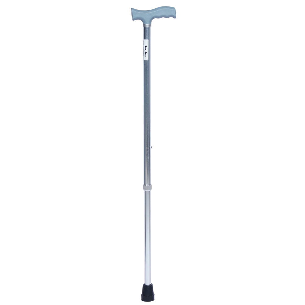 SMARTCARE Adjustable Walking Stick SC-922K | Lightweight Aluminum, 10-Level Height Adjustment (72-92cm), Ergonomic Grip, Non-Slip Base, Anti-Rust, Single-Leg Support