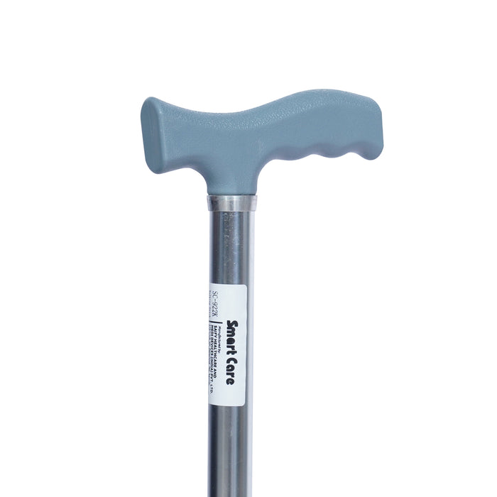 SMARTCARE Adjustable Walking Stick SC-922K | Lightweight Aluminum, 10-Level Height Adjustment (72-92cm), Ergonomic Grip, Non-Slip Base, Anti-Rust, Single-Leg Support