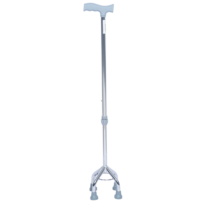 SMARTCARE Adjustable Walking Stick SC-931K | Dual-Material Reinforced Frame, 10-Level Height Adjustment (74-97cm), Ergonomic Palm Grip, Non-Slip Quad Base, 100kg Load Capacity