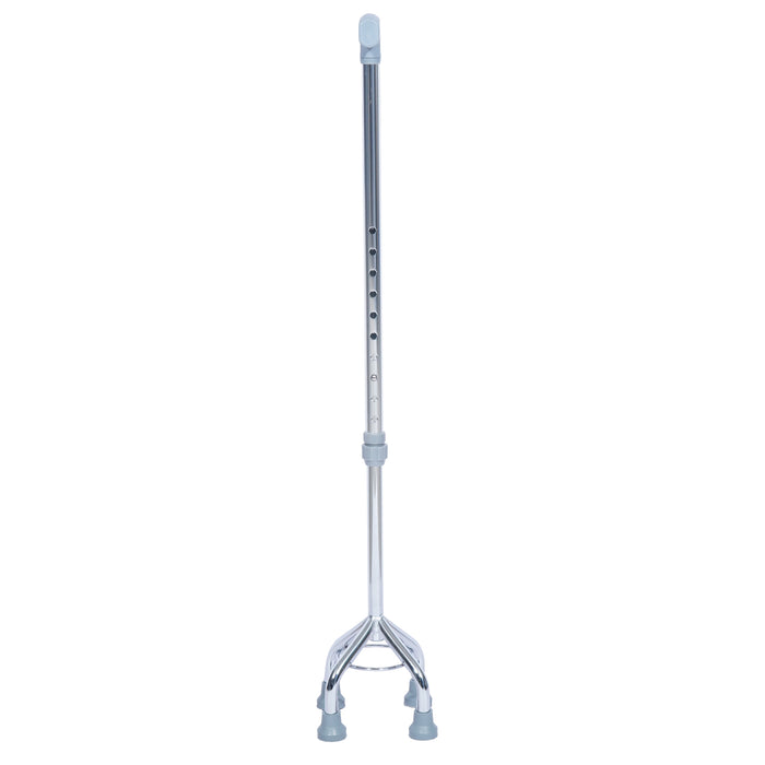 SMARTCARE Adjustable Walking Stick SC-931K | Dual-Material Reinforced Frame, 10-Level Height Adjustment (74-97cm), Ergonomic Palm Grip, Non-Slip Quad Base, 100kg Load Capacity