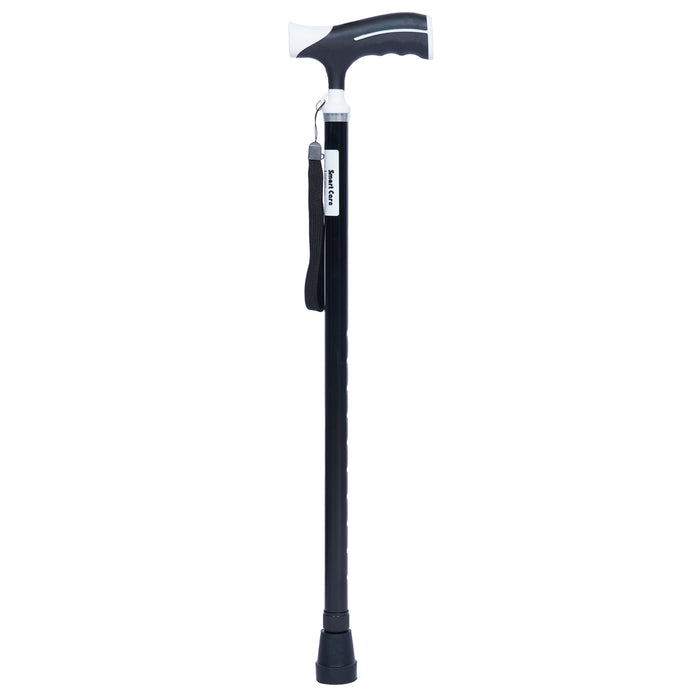 SMARTCARE Adjustable Walking Stick SC-923K | 9-Level Height Adjustment (74.5-97cm), Ergonomic Grip, Anti-Slip Base, Durable Aluminum Alloy, 100kg Load Capacity