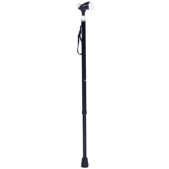 SMARTCARE Adjustable Walking Stick SC-923K | 9-Level Height Adjustment (74.5-97cm), Ergonomic Grip, Anti-Slip Base, Durable Aluminum Alloy, 100kg Load Capacity
