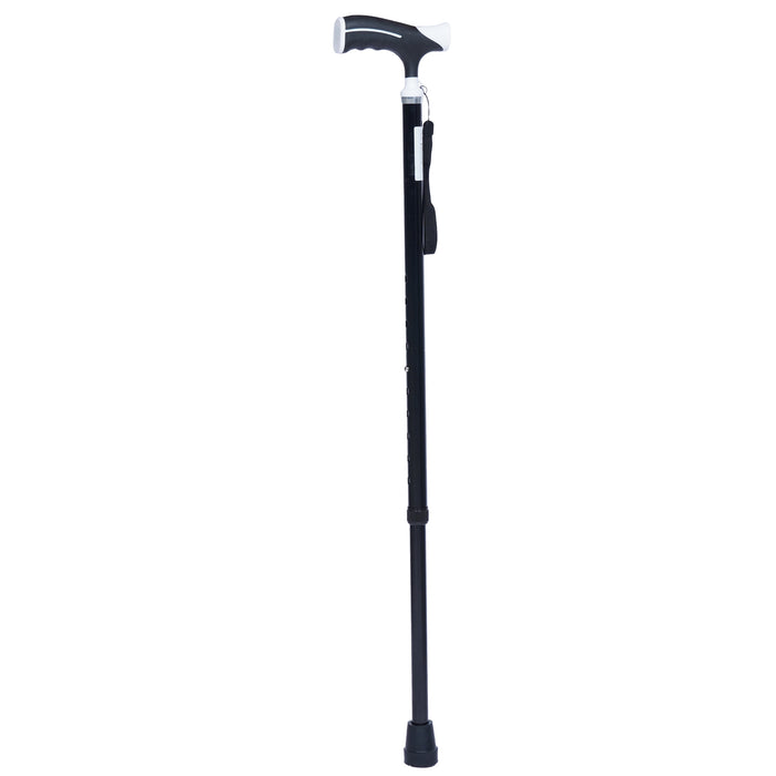 SMARTCARE Adjustable Walking Stick SC-923K | 9-Level Height Adjustment (74.5-97cm), Ergonomic Grip, Anti-Slip Base, Durable Aluminum Alloy, 100kg Load Capacity