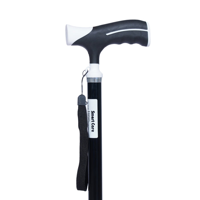 SMARTCARE Adjustable Walking Stick SC-923K | 9-Level Height Adjustment (74.5-97cm), Ergonomic Grip, Anti-Slip Base, Durable Aluminum Alloy, 100kg Load Capacity