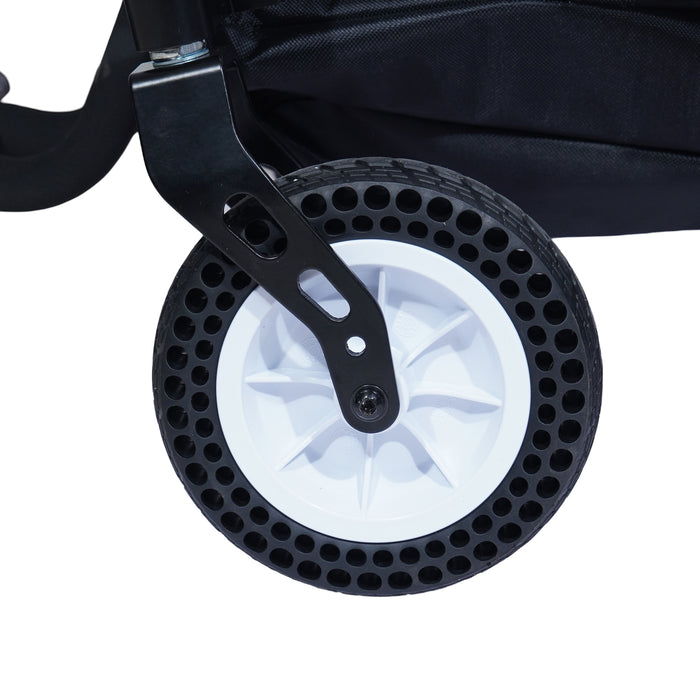 SMARTCARE Electric Power Wheelchair SC-114 | Lightweight Foldable Aluminum Frame, Flip-Up Armrest & Footrest, 8" PU Castor, 12" Rear Wheels, Dual 250W Brush Motors, 7.5AH Lithium Battery | 100kg Weight Capacity