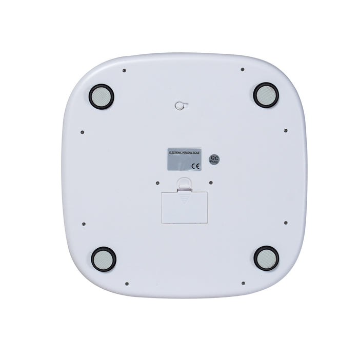 SMARTCARE Electronic Bathroom Weighing Scale SC0182 | High-Precision Digital Body Weight Scale with Auto Step-On, 180kg Capacity, Lightweight Design & White LED Display (White)
