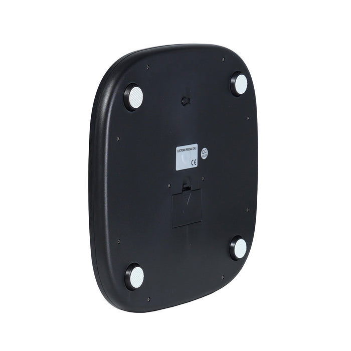 SMARTCARE Electronic Bathroom Weighing Scale SC0182 | High-Precision Digital Body Weight Scale with Auto Step-On, 180kg Capacity, Lightweight Design & White LED Display (Black)