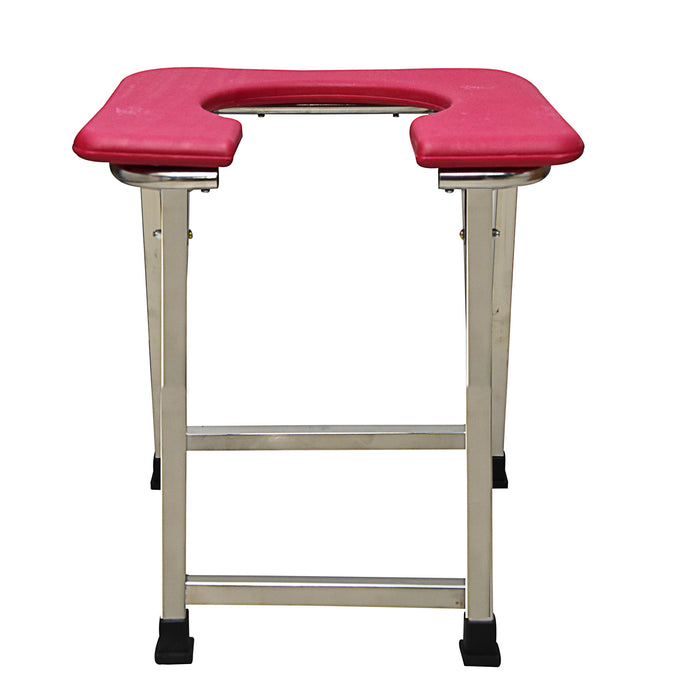 Smart Care Commode Stool Indian Style with SS Pipe