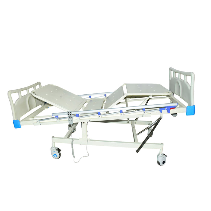 Smart Care Electronic 3-Functions I.C.U Cot Bed | ICU Bed Three Function Cot or Automatic Medical Patient Bed for Hospital or Medical Use/Home - White