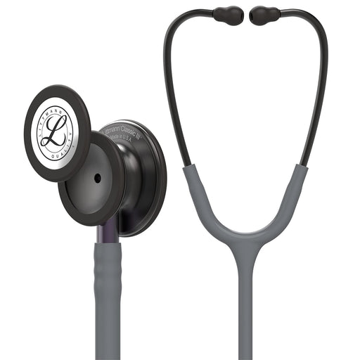 3M Littmann Classic III Monitoring Stethoscope, Smoke Chestpiece, Gray Tube, Violet Gray Stem and Smoke Headset, 27 inch, 5873