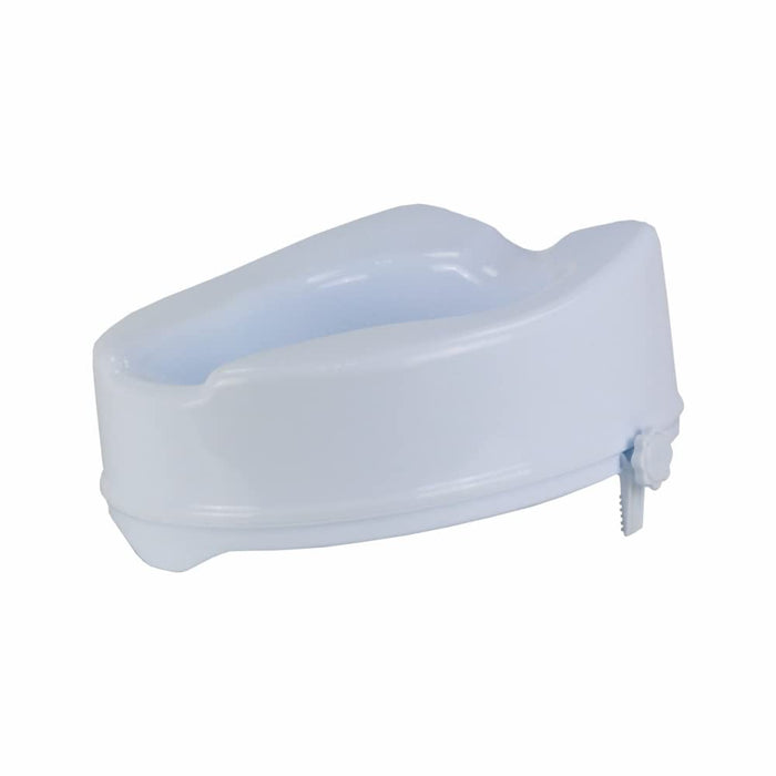 Smart Care Commode Raiser Seat 6 inch | Comfortable, Lightweight Portable Commode Seat Raiser/Adjustable Toilet Seat - Universal (White)
