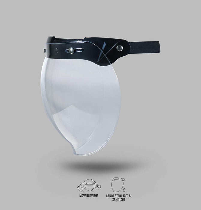 Smart Care Glass Face Shield with Foam