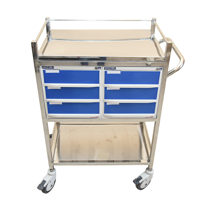 Smart Care Medicine Trolley Deluxe S.S