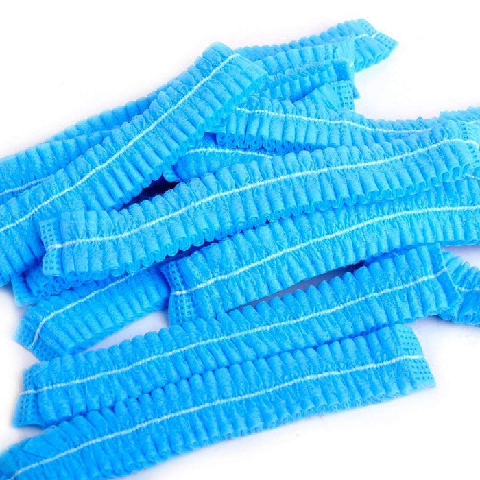 Smart Care Disposable Bouffant Cap Blue 100 Pieces
