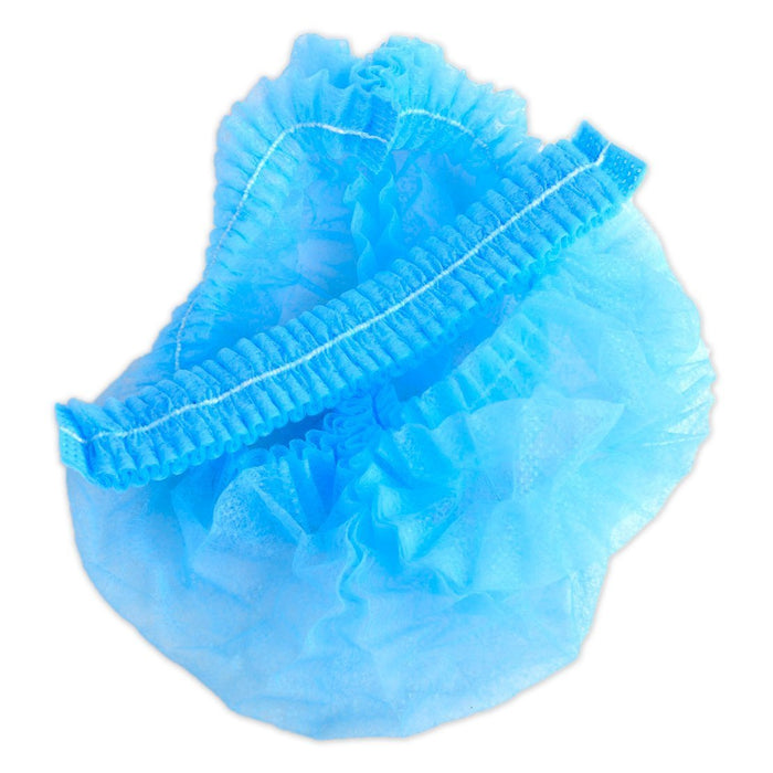Smart Care Disposable Bouffant Cap Blue 100 Pieces