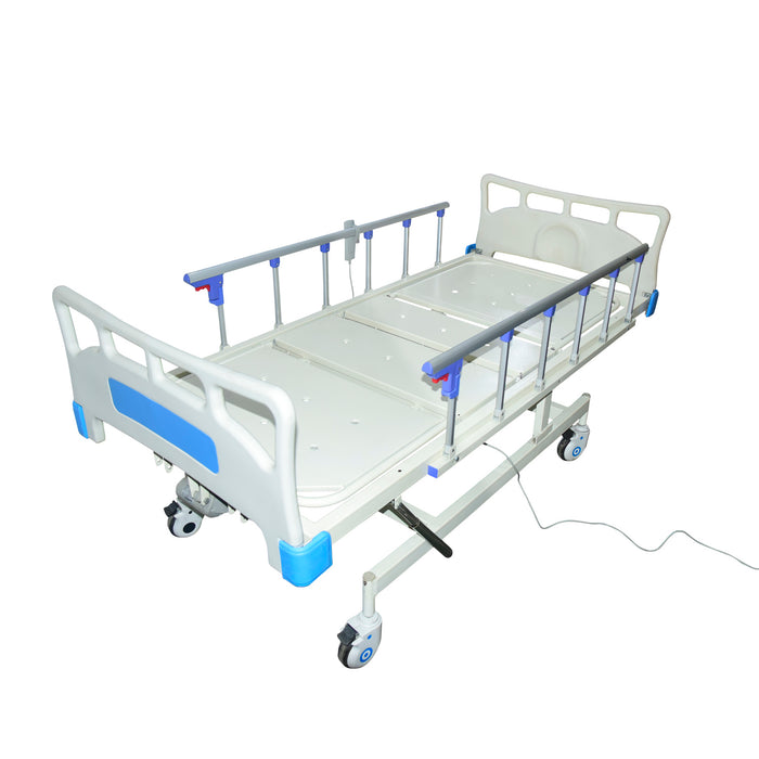 Smart Care Electronic 3-Functions I.C.U Cot Bed | ICU Bed Three Function Cot or Automatic Medical Patient Bed for Hospital or Medical Use/Home - White