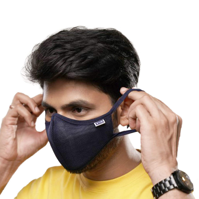 Posi+ve N99 Fog Free Face Mask Blue Medium