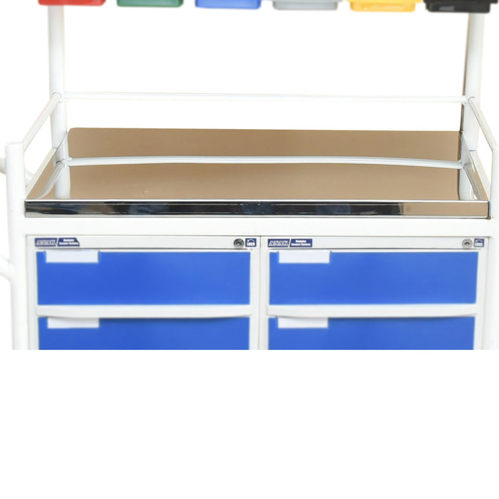 Smart Care Crash Cart M.S with Drawers Deluxe