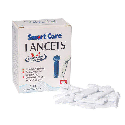 Smartcare Lancet Needles Flat White