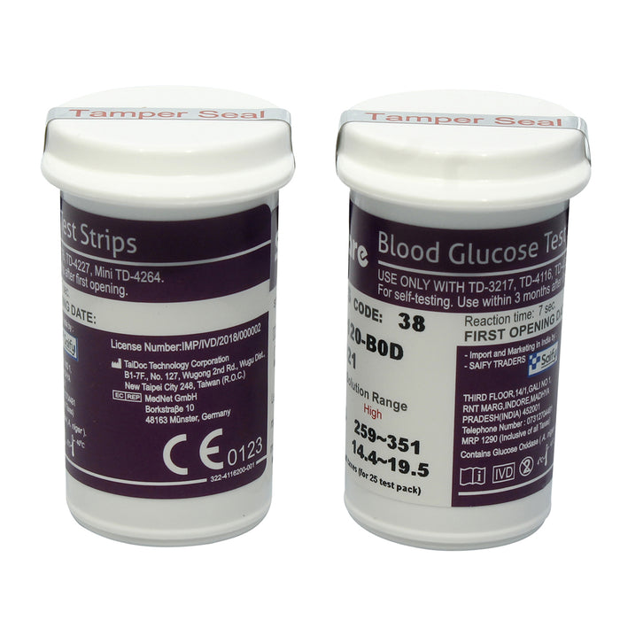 Smart Care Blood Glucose Strips 25*2