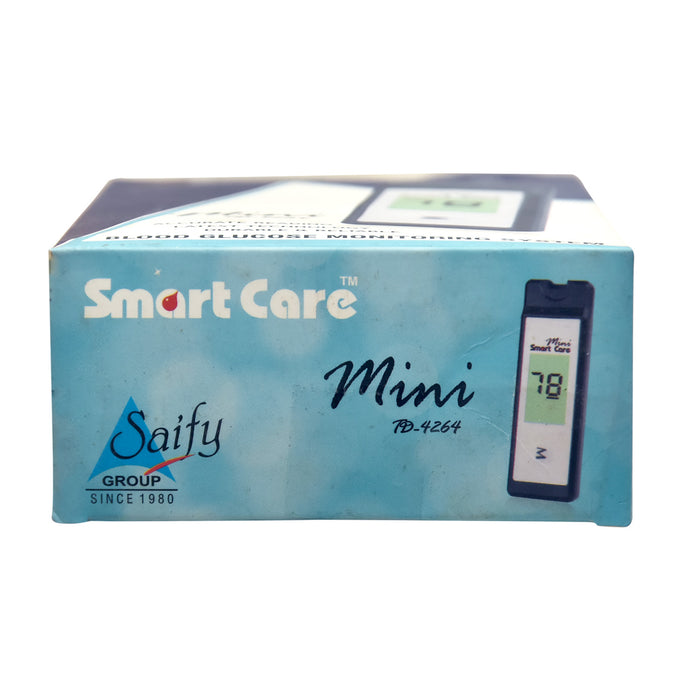 Smart Care Blood Glucose Monitor Mini with 10 Strips