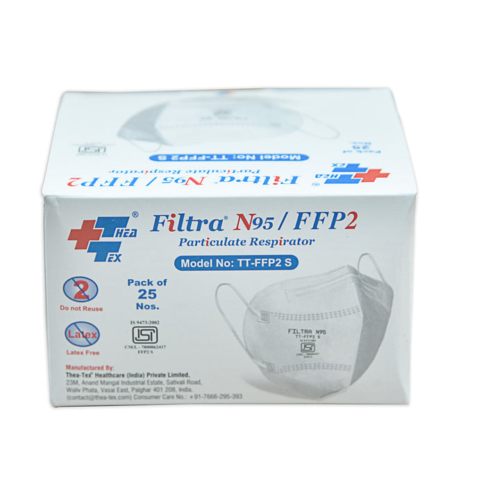 Filtra Face Mask N95 C-Shape (Pack of 25 Pcs)