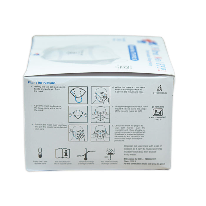 Filtra Face Mask N95 C-Shape (Pack of 25 Pcs)