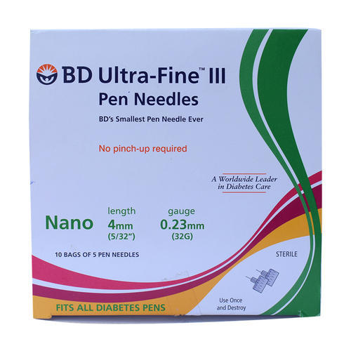 BD Ultra Fine Pen Needles 50 Count 4mm*32G