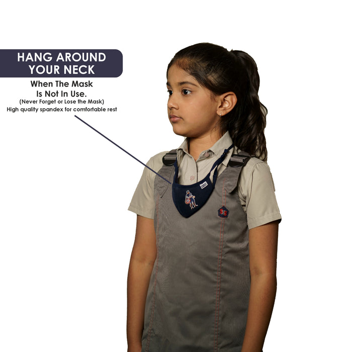 Posi+ve N99 Fog Free Face Mask Blue for Kids