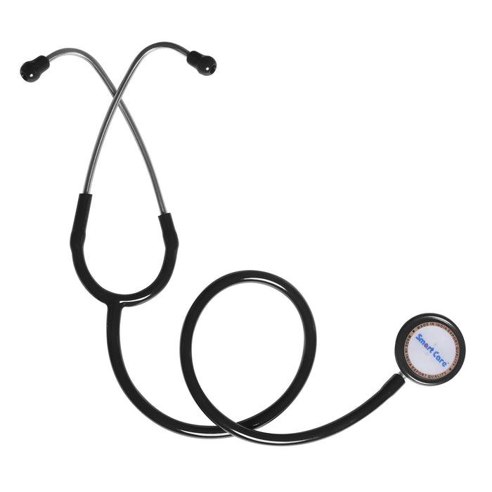 SMARTCARE Stethoscope Economy - High-Fidelity Acoustic Performance with Dual Lumen Tubing - Non-Chill Rim Bell, High Attenuation, Noise Isolation, Comfortable Fit for Healthcare Professionals