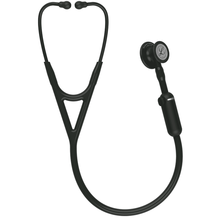 3M™ Littmann® CORE Digital Stethoscope, 8480, Black Chestpiece, Tube, Stem and Headset, 27 inch