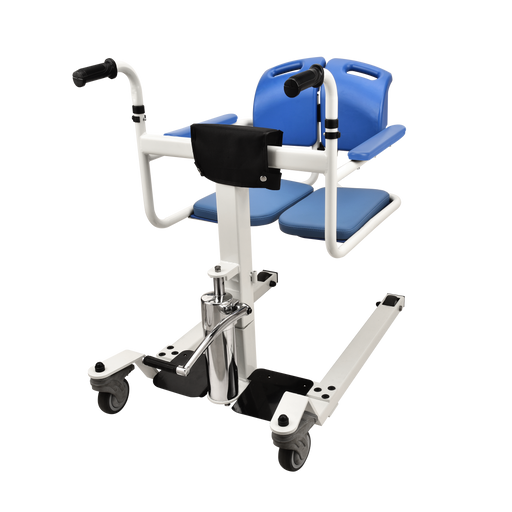Smartcare Multifunctional Hydraulic Transfer Chair SC-506K | Height-Adjustable Patient Transfer Chair with Shower & Toilet Seat, 125kg Load Capacity