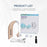 SMARTCARE Behind the Ear Rechargeable Hearing Aid (SC-711) with Adjustable Volume and Bluetooth Technology Connects Directly with Smartphone for Mild To Moderate Hearing Loss for Elderly People