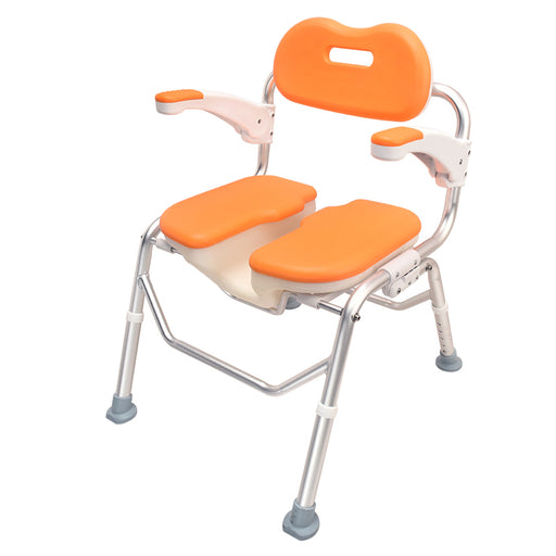 SMARTCARE Heavy Duty Anti-Slip Shower Chair SC-789K | Height Adjustable, U-Shaped Seat, Waterproof Aluminium Frame, 125kg Load Capacity