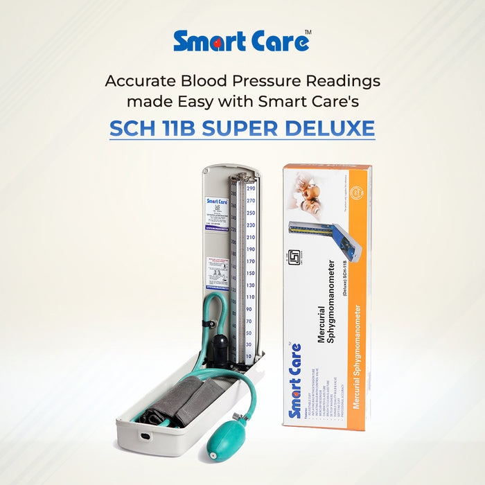 SMARTCARE Mercury Blood Pressure Monitor (Blue)