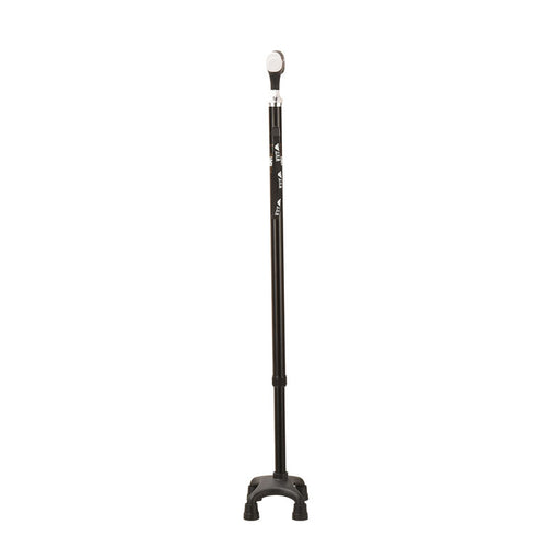 SMARTCARE Adjustable Walking Stick SC-928SK | Lightweight Aluminum Alloy, 10-Level Height Adjustment (78-100cm), Ergonomic Grip, Non-Slip Quad Base, 100kg Capacity