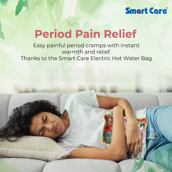 SMARTCARE Electric Heating Gel Pad GP01 – Ergonomic, Portable, and Leak-Proof Solution for Back Pain Relief with 120 Minutes of Heating Power, Eco-Friendly and Cost-Effective Design