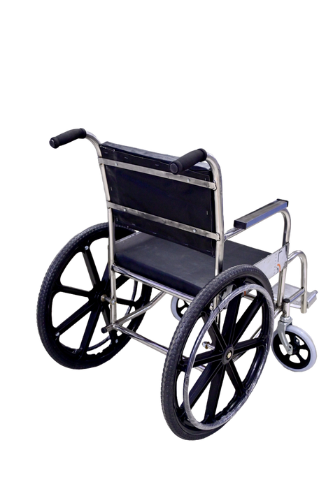 (WHEELCHAIR AND DISABLE SEGMENT) WHEELCHAIR FIXED S.S. WITH ALUMINUM FOOTREST  /WC96