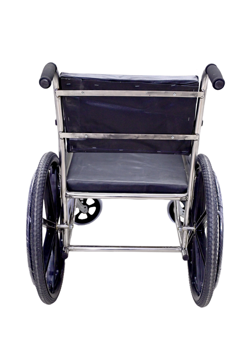 (WHEELCHAIR AND DISABLE SEGMENT) WHEELCHAIR FIXED S.S. WITH ALUMINUM FOOTREST  /WC96