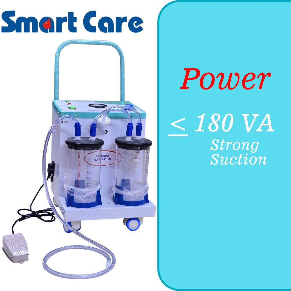 SMART CARE SUCTION MACHINE DOUBLE BOTTLE ELECTRIC