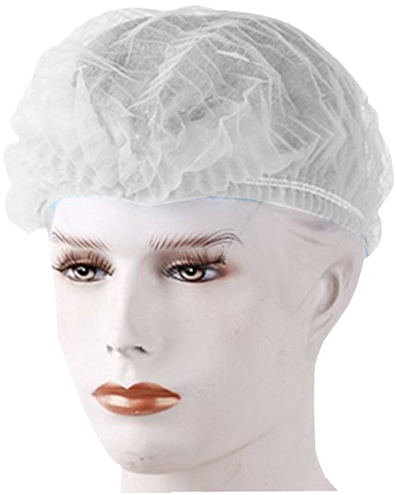 BOUFFANT CAP WHITE