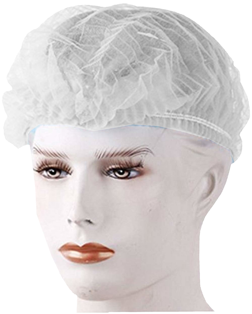 BOUFFANT CAP WHITE