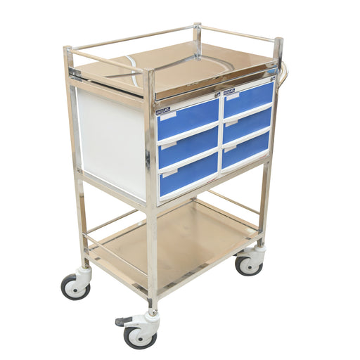 Smart Care Medicine Trolley Deluxe S.S