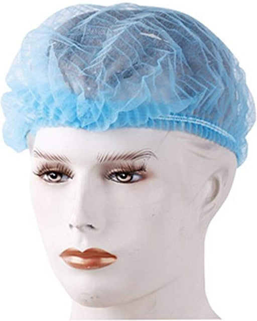 Smart Care Disposable Bouffant Cap Blue 100 Pieces