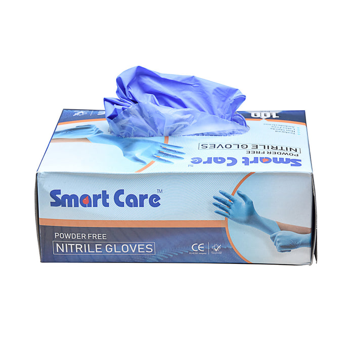 Smart Care Nitrile Gloves 100 Pieces Medium