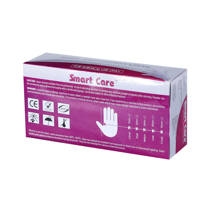 Smartcare Examination Gloves Powdered Extra Small 100 Pcs