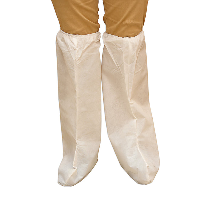 SHOE COVER WITH KNEE LENGTH NON WOVEN 40 GSM 25 PAIRS