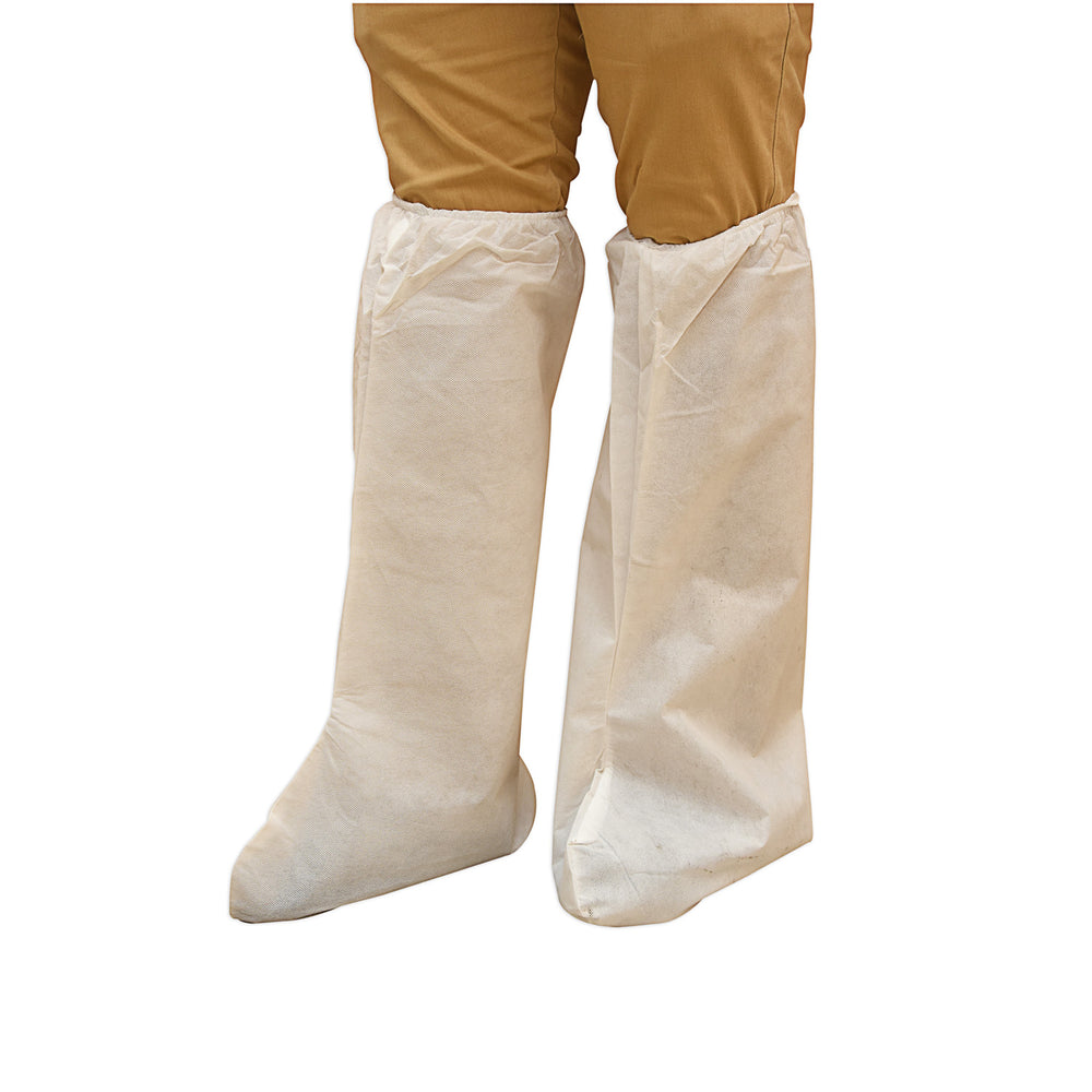 SHOE COVER WITH KNEE LENGTH NON WOVEN 40 GSM 25 PAIRS