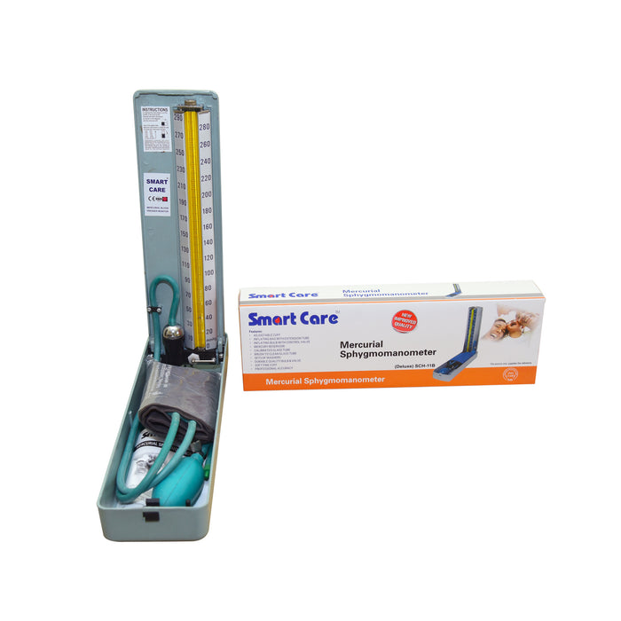 SMARTCARE Mercury Blood Pressure Monitor (Blue)